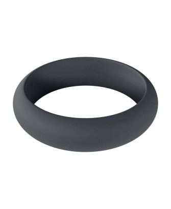 Wide O Silicone Cockring - M - 35mm - Black