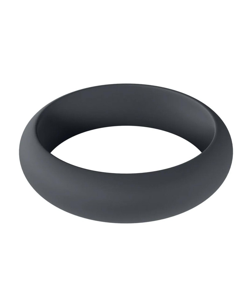 Wide O Silicone Cockring - M - 35mm - Black