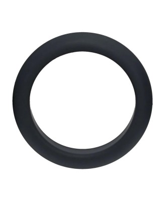 Wide O Silicone Cockring - M - 35mm - Black