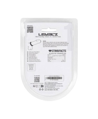 Wide O Silicone Cockring - XL - 50mm - Black
