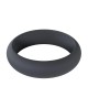 Wide O Silicone Cockring - XXL - 55mm - Black