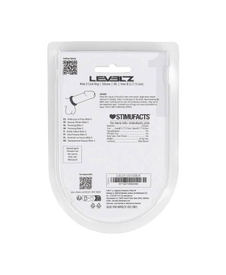Wide O Silicone Cockring - XXL - 55mm - Black