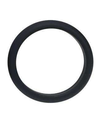 Wide O Silicone Cockring - XXL - 55mm - Black