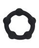 Beaded Silicone Cockring - S - 30mm - Black