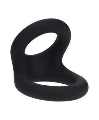 Double O Silicone Cockring - S - Black