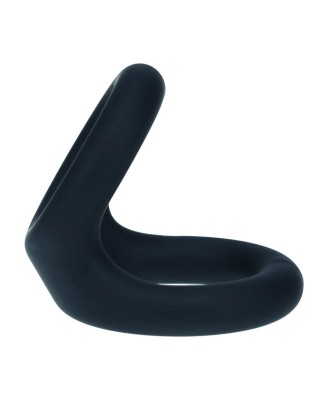 Double O Silicone Cockring - S - Black