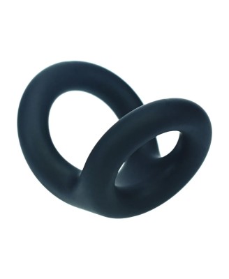 Double O Silicone Cockring - S - Black