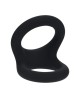 Double O Silicone Cockring - M - Black