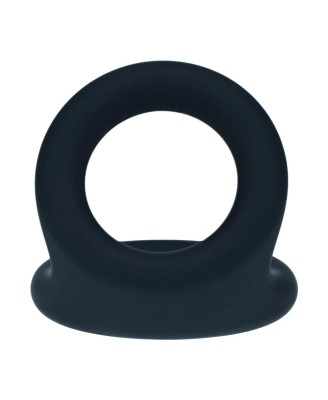 Double O Silicone Cockring - M - Black