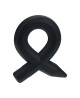 Pencil Liquid Silicone Cockring - Black