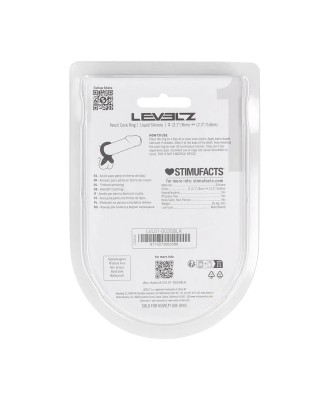 Pencil Liquid Silicone Cockring - Black