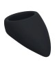 Teardrop Silicone Cockring - Black