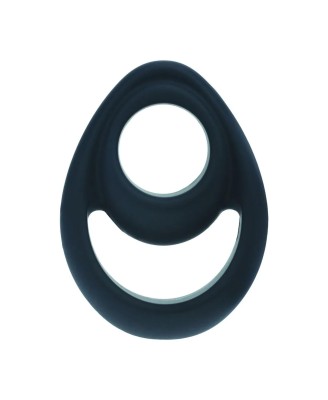 Double Ergo Silicone Cockring - Black