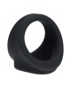 Silicone Cock and Ball Harness - Black