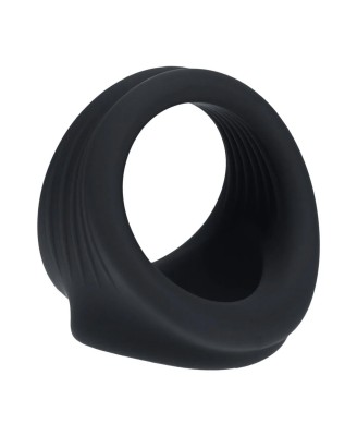 Silicone Cock and Ball Harness - Black
