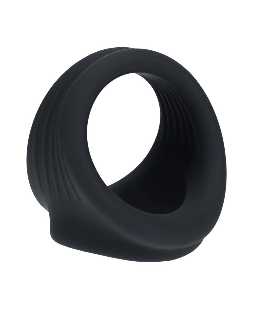 Silicone Cock and Ball Harness - Black