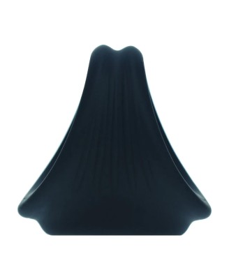 Silicone Cock and Ball Harness - Black