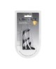 3 Loop Silicone Cockring - Black
