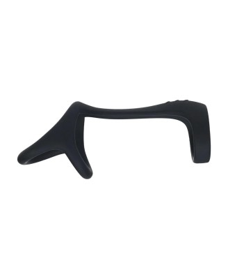 Tri O Silicone Shaft Cock and Ball Ring - Black