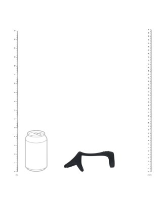 Tri O Silicone Shaft Cock and Ball Ring - Black