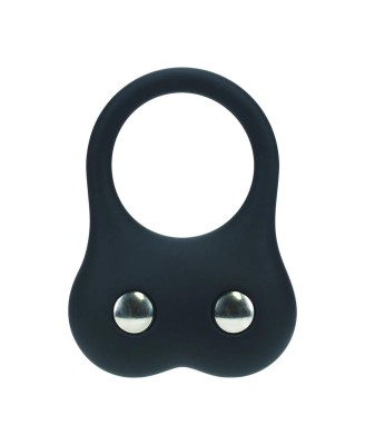 Silicone Training Cockring - M - Black