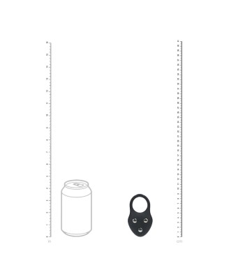 Silicone Training Cockring - L - Black