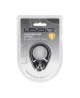 Liquid Silicone Single Weighted Ball Cockring - Black
