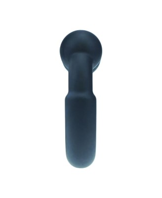 Metal and Silicone Cockring - Black