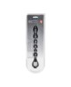 Beaded Snake Silicone Anal Probe with Loop - Black