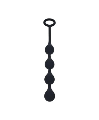 Waterdrop Silicone Anal Balls - S - 20mm - Black