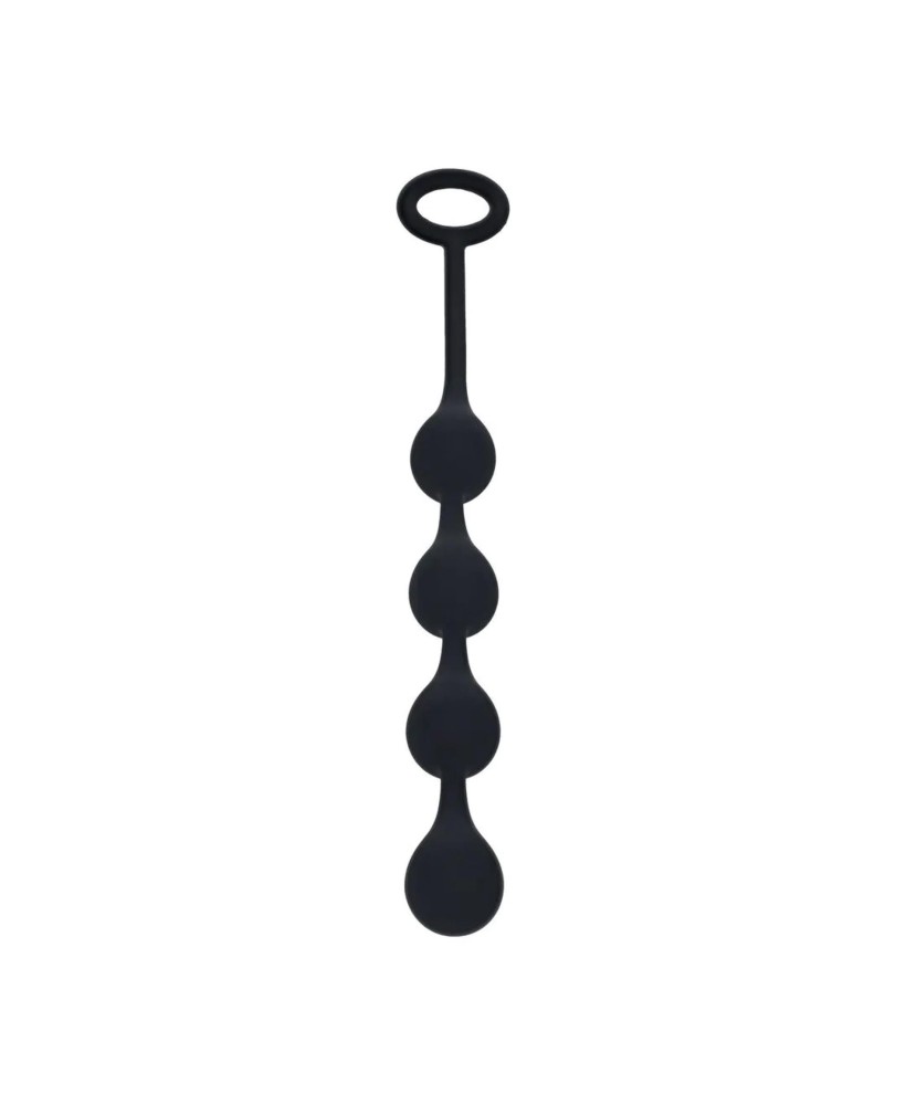 Waterdrop Silicone Anal Balls - S - 20mm - Black