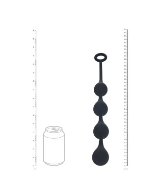 Waterdrop Silicone Anal Balls -M - 30mm - Black