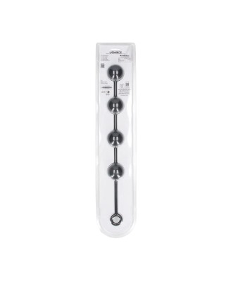 Round Silicone Anal Balls - XL - 50mm - Black