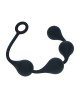 Waterdrop Silicone Anal Balls - L - 40mm - Black