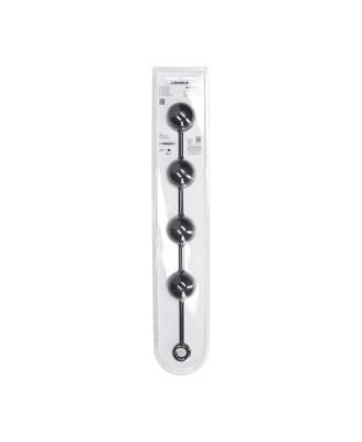 Silicone Round Anal Balls - XXL - 60mm - Black