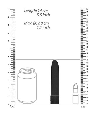 5,5"" Vibrator - Biodegradable - Black