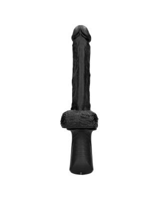 Hand Held Liquid Silicone Vibrating and Thrusting Sex Machine - Black