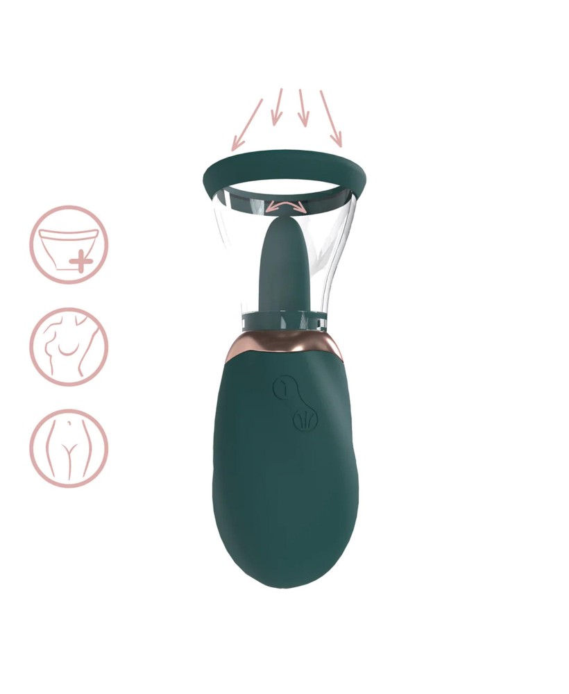 Boost - Rechargeable Vulva and Breast Pump - Forest Green