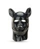 Latex Pig Hood - Black