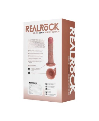 Vibrating Regular Curved Cock - 15,5 cm - Tan