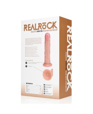 Vibrating Regular Curved Cock - 8 / 20,5 cm - Flesh