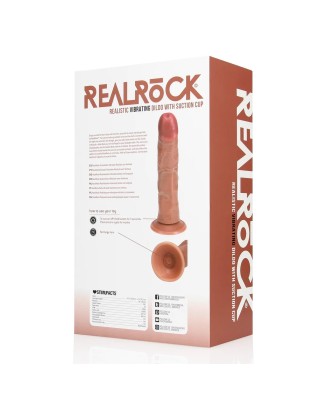 Vibrating Regular Curved Cock - 8 / 20,5 cm - Tan