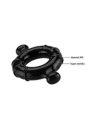 Gummy Ring - Medium - Black