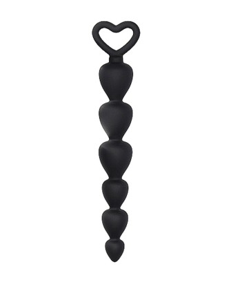 Silicone Anal Beads - Black