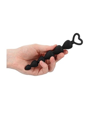 Silicone Anal Beads - Black
