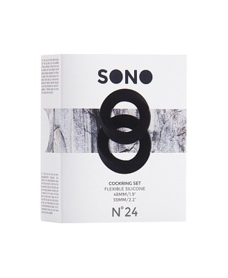 No.24 - Cockring Set - Black