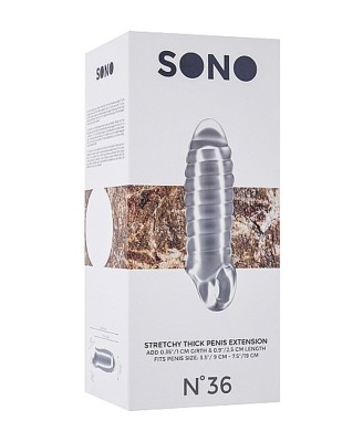 No.36 - Stretchy Thick Penis Extension - Translucent