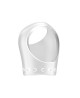 No.45 - Cockring with Ball Strap - Translucent