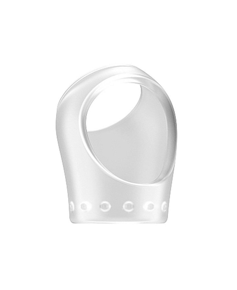 No.45 - Cockring with Ball Strap - Translucent