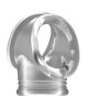 No.48 - Cockring with Ball Strap - Translucent